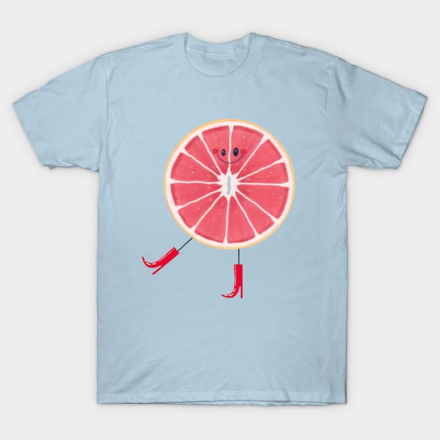 Grapefruit in Kinky Boots T-Shirt by ninnymuggins